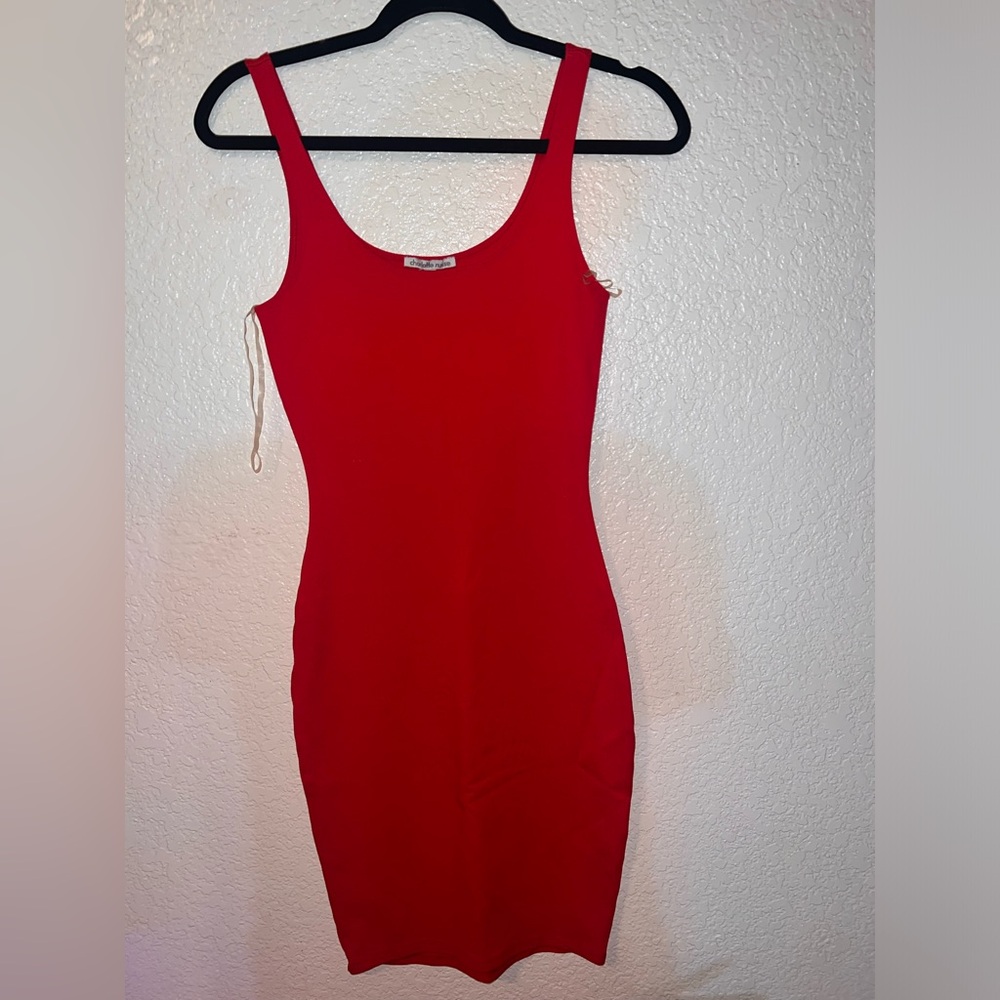 NWOT Charlotte Russe Red Bodycon Mini Dress